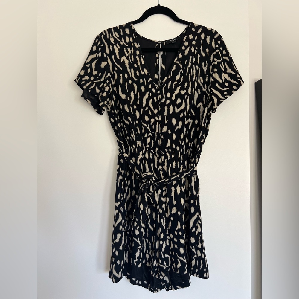 Rails romper with waist tie